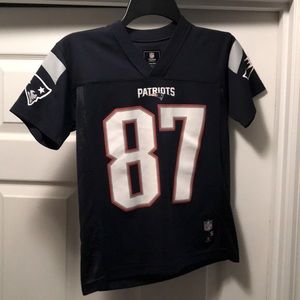 NFL Patriots Navy Gronkowski Jersy Youth Small